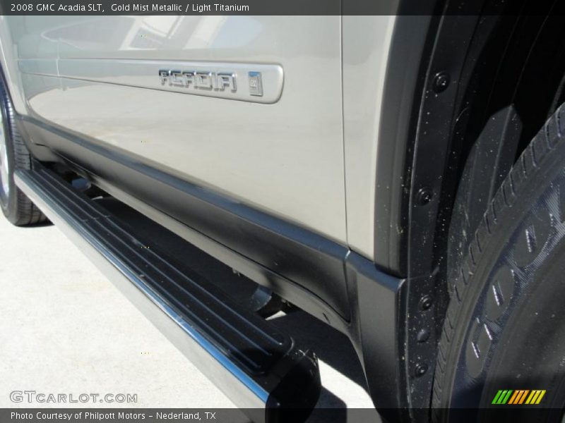 Gold Mist Metallic / Light Titanium 2008 GMC Acadia SLT