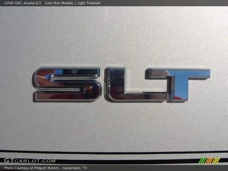 Gold Mist Metallic / Light Titanium 2008 GMC Acadia SLT