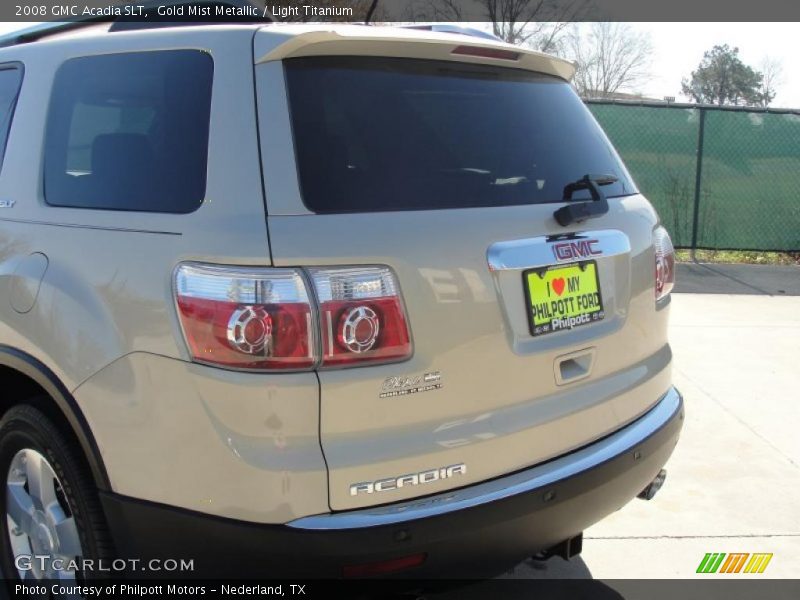 Gold Mist Metallic / Light Titanium 2008 GMC Acadia SLT