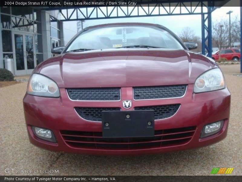 Deep Lava Red Metallic / Dark Slate Gray 2004 Dodge Stratus R/T Coupe