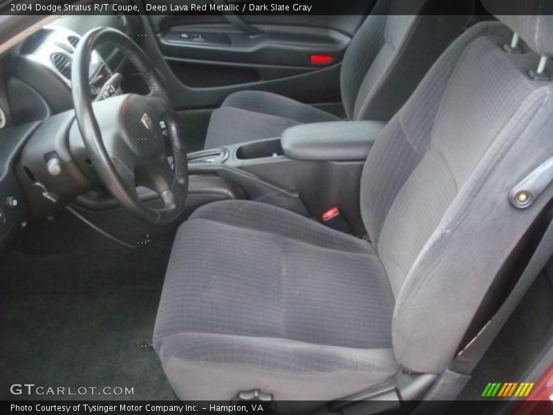 Deep Lava Red Metallic / Dark Slate Gray 2004 Dodge Stratus R/T Coupe