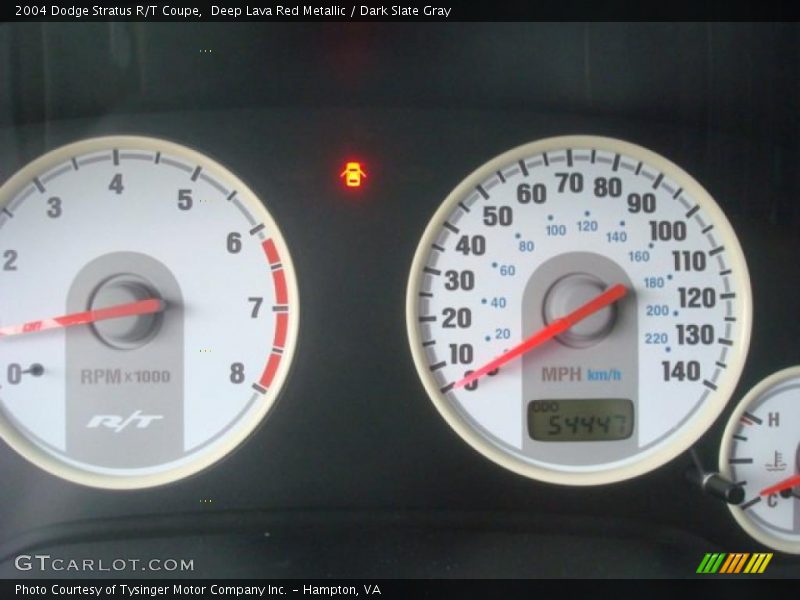 Deep Lava Red Metallic / Dark Slate Gray 2004 Dodge Stratus R/T Coupe