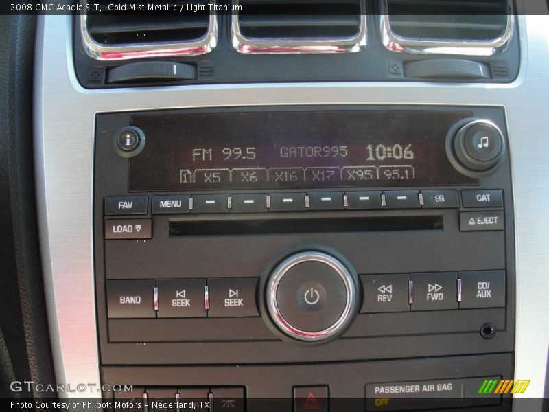 Gold Mist Metallic / Light Titanium 2008 GMC Acadia SLT