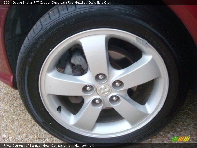 Deep Lava Red Metallic / Dark Slate Gray 2004 Dodge Stratus R/T Coupe