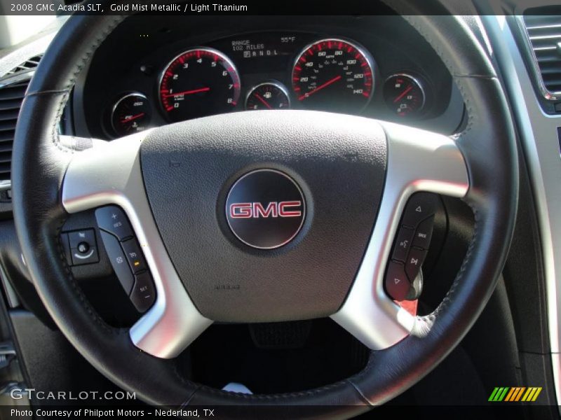 Gold Mist Metallic / Light Titanium 2008 GMC Acadia SLT