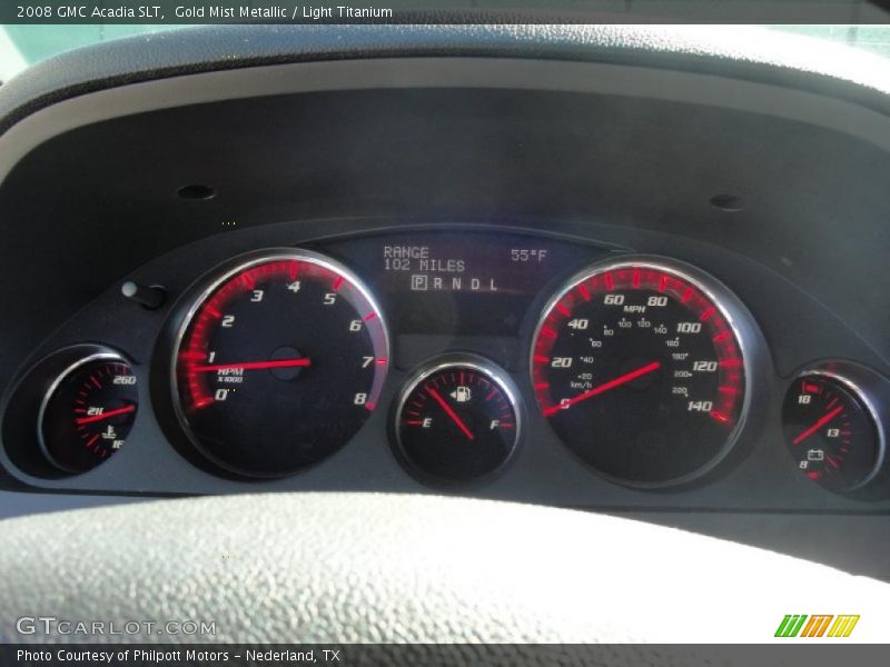 Gold Mist Metallic / Light Titanium 2008 GMC Acadia SLT