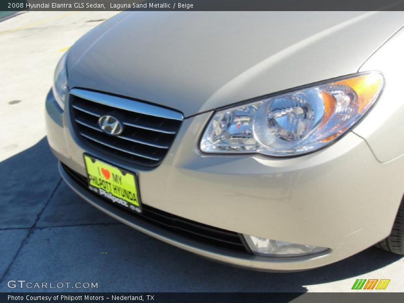 Laguna Sand Metallic / Beige 2008 Hyundai Elantra GLS Sedan