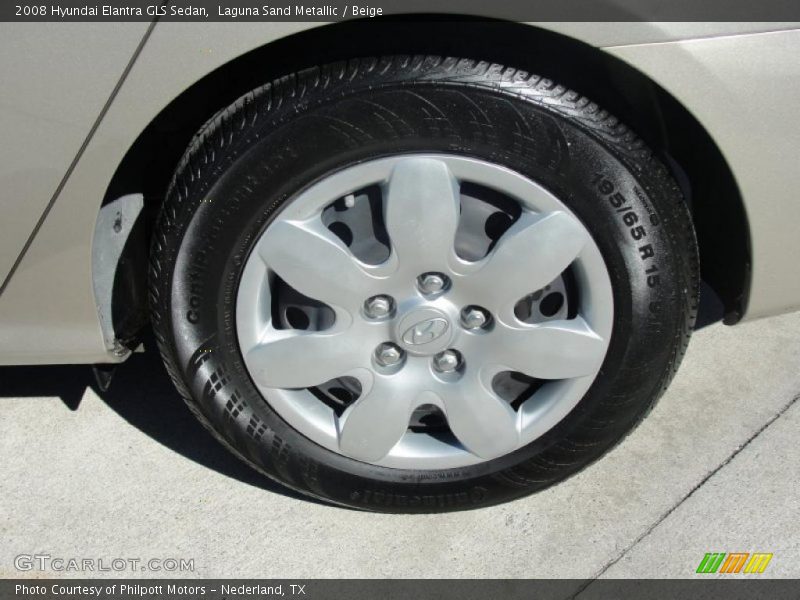 Laguna Sand Metallic / Beige 2008 Hyundai Elantra GLS Sedan