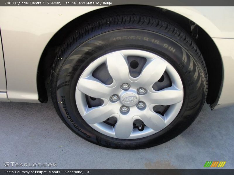 Laguna Sand Metallic / Beige 2008 Hyundai Elantra GLS Sedan