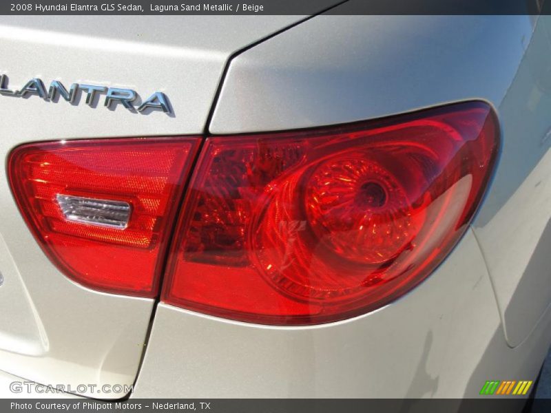 Laguna Sand Metallic / Beige 2008 Hyundai Elantra GLS Sedan