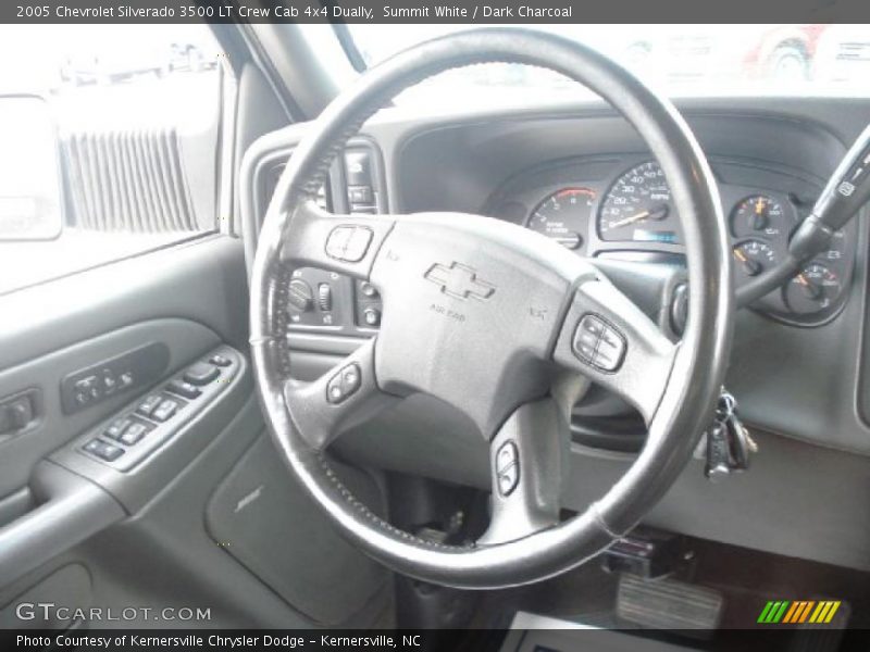 Summit White / Dark Charcoal 2005 Chevrolet Silverado 3500 LT Crew Cab 4x4 Dually