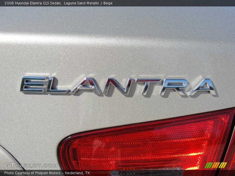 Laguna Sand Metallic / Beige 2008 Hyundai Elantra GLS Sedan