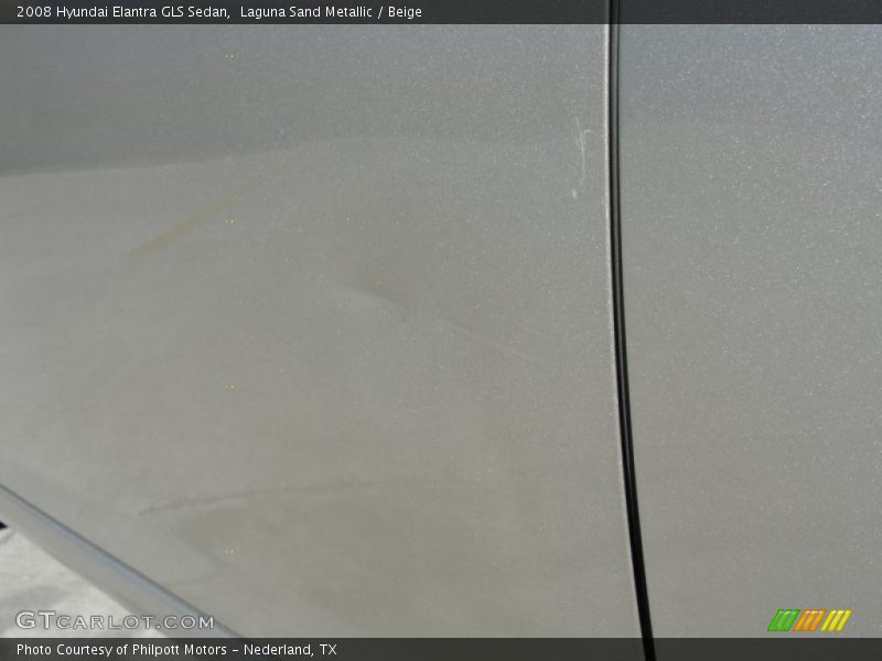 Laguna Sand Metallic / Beige 2008 Hyundai Elantra GLS Sedan