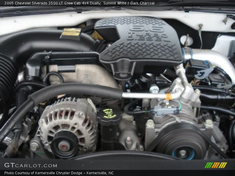  2005 Silverado 3500 LT Crew Cab 4x4 Dually Engine - 6.6 Liter OHV 32-Valve Duramax Turbo Diesel V8
