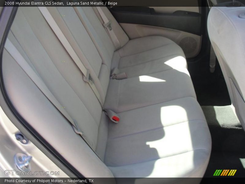 Laguna Sand Metallic / Beige 2008 Hyundai Elantra GLS Sedan