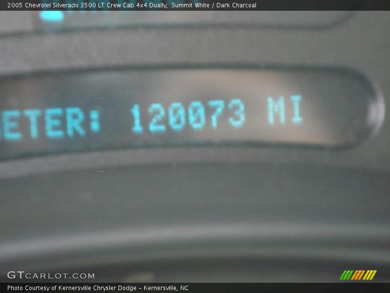 Summit White / Dark Charcoal 2005 Chevrolet Silverado 3500 LT Crew Cab 4x4 Dually