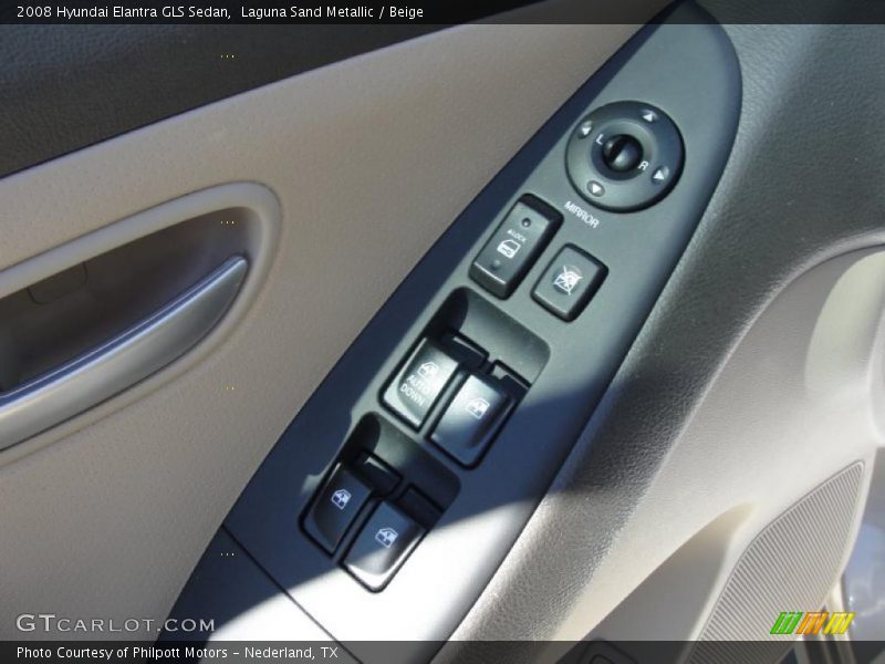 Laguna Sand Metallic / Beige 2008 Hyundai Elantra GLS Sedan