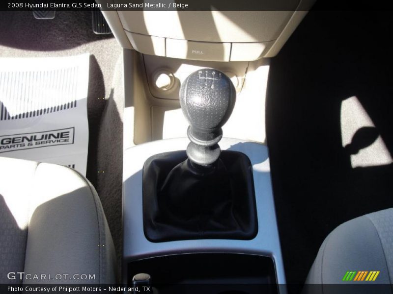 Laguna Sand Metallic / Beige 2008 Hyundai Elantra GLS Sedan