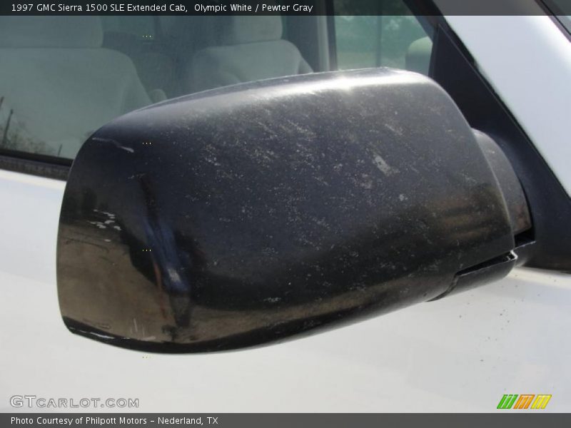 Olympic White / Pewter Gray 1997 GMC Sierra 1500 SLE Extended Cab
