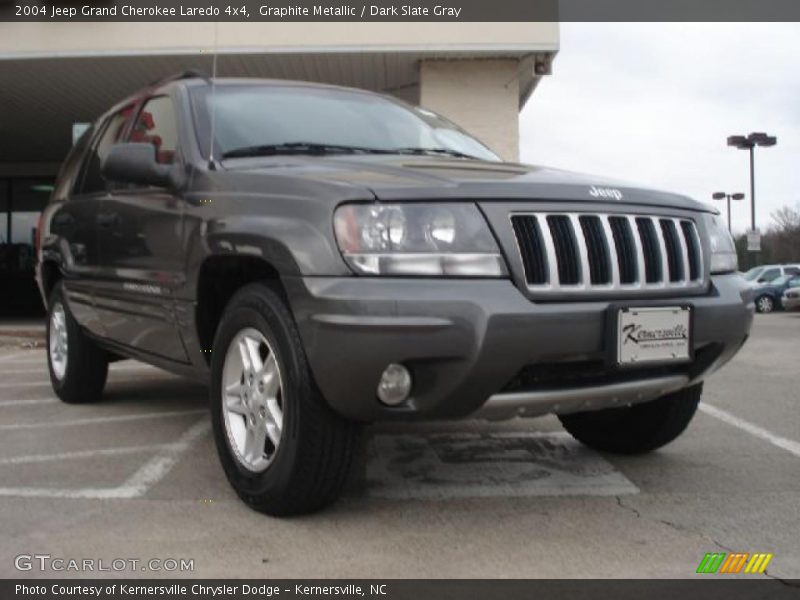 Graphite Metallic / Dark Slate Gray 2004 Jeep Grand Cherokee Laredo 4x4