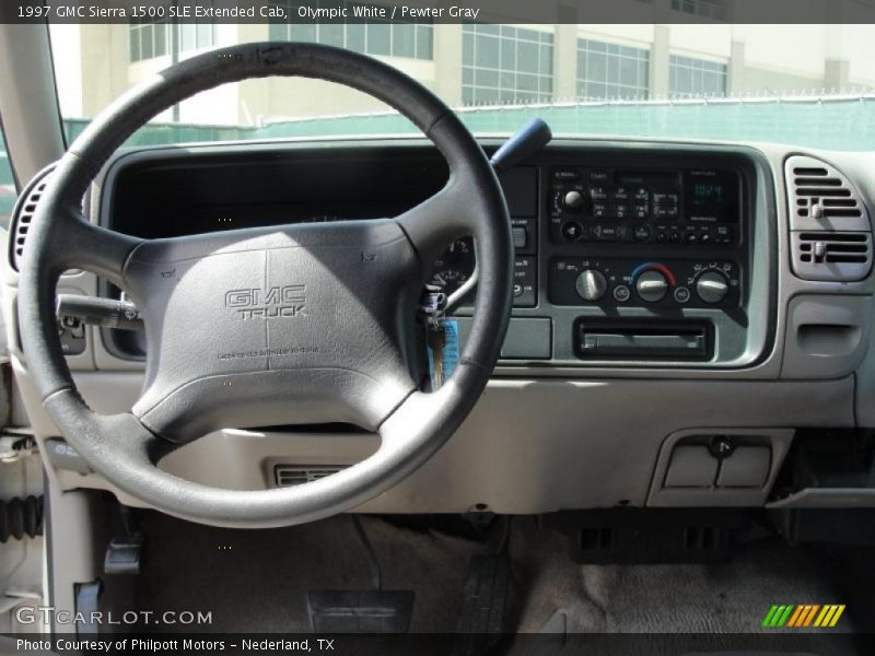 Dashboard of 1997 Sierra 1500 SLE Extended Cab