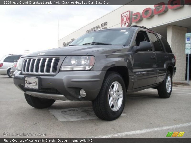 Graphite Metallic / Dark Slate Gray 2004 Jeep Grand Cherokee Laredo 4x4