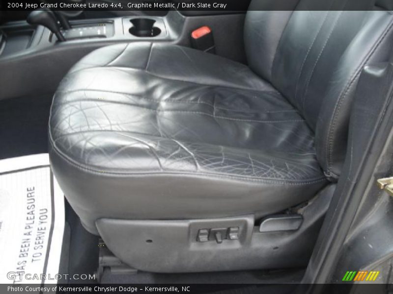 Graphite Metallic / Dark Slate Gray 2004 Jeep Grand Cherokee Laredo 4x4