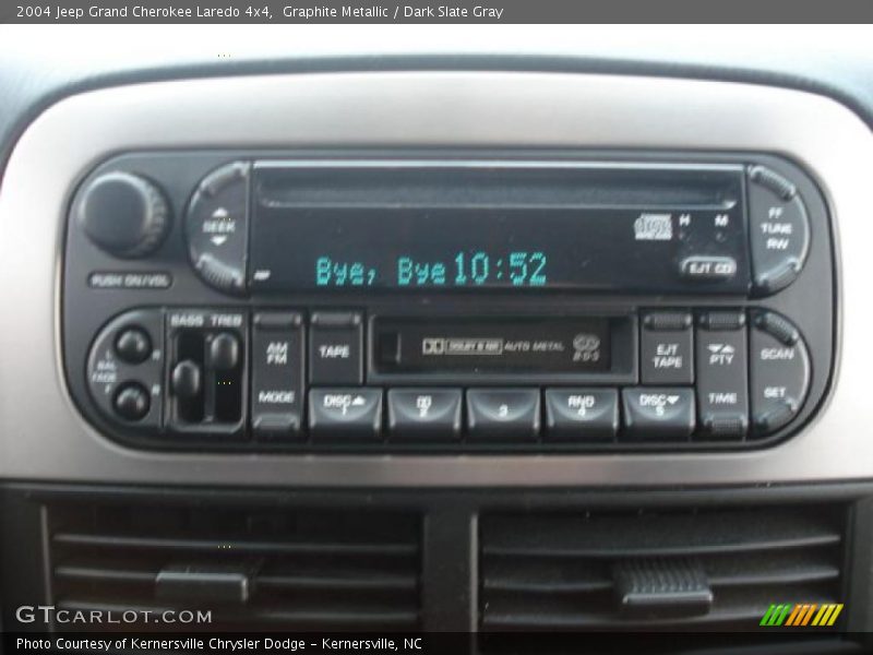 Graphite Metallic / Dark Slate Gray 2004 Jeep Grand Cherokee Laredo 4x4