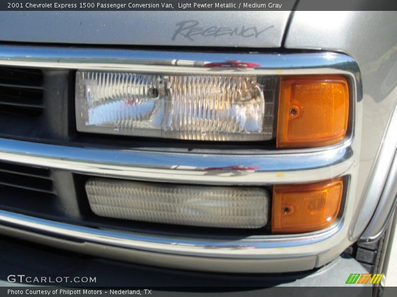 Light Pewter Metallic / Medium Gray 2001 Chevrolet Express 1500 Passenger Conversion Van