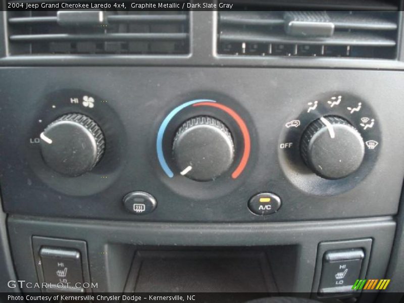 Graphite Metallic / Dark Slate Gray 2004 Jeep Grand Cherokee Laredo 4x4