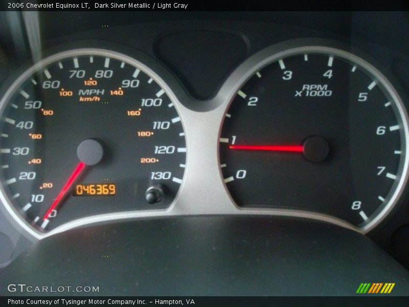 Dark Silver Metallic / Light Gray 2006 Chevrolet Equinox LT