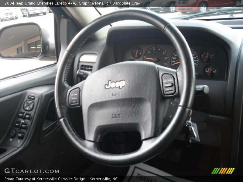 Graphite Metallic / Dark Slate Gray 2004 Jeep Grand Cherokee Laredo 4x4