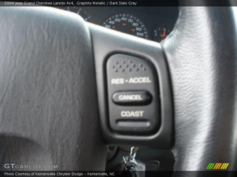 Graphite Metallic / Dark Slate Gray 2004 Jeep Grand Cherokee Laredo 4x4