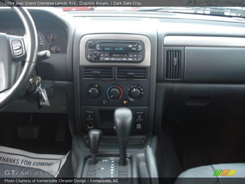 Graphite Metallic / Dark Slate Gray 2004 Jeep Grand Cherokee Laredo 4x4