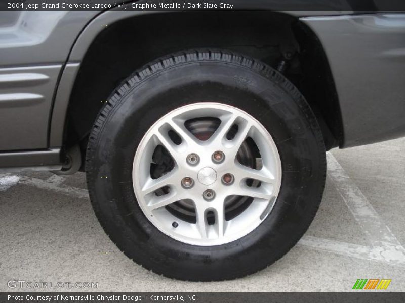 Graphite Metallic / Dark Slate Gray 2004 Jeep Grand Cherokee Laredo 4x4