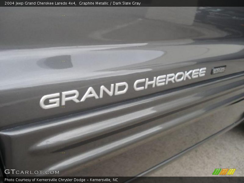 Graphite Metallic / Dark Slate Gray 2004 Jeep Grand Cherokee Laredo 4x4