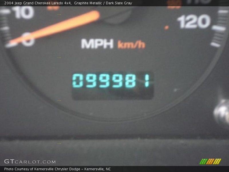 Graphite Metallic / Dark Slate Gray 2004 Jeep Grand Cherokee Laredo 4x4