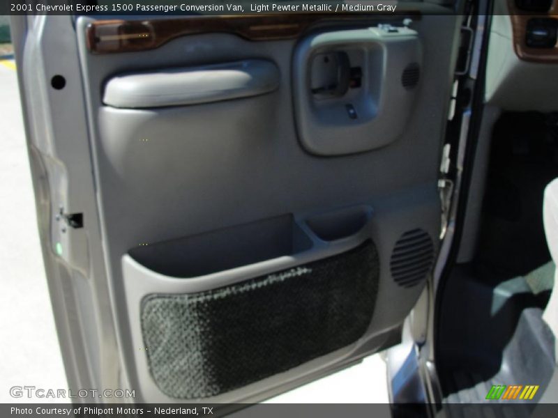 Light Pewter Metallic / Medium Gray 2001 Chevrolet Express 1500 Passenger Conversion Van