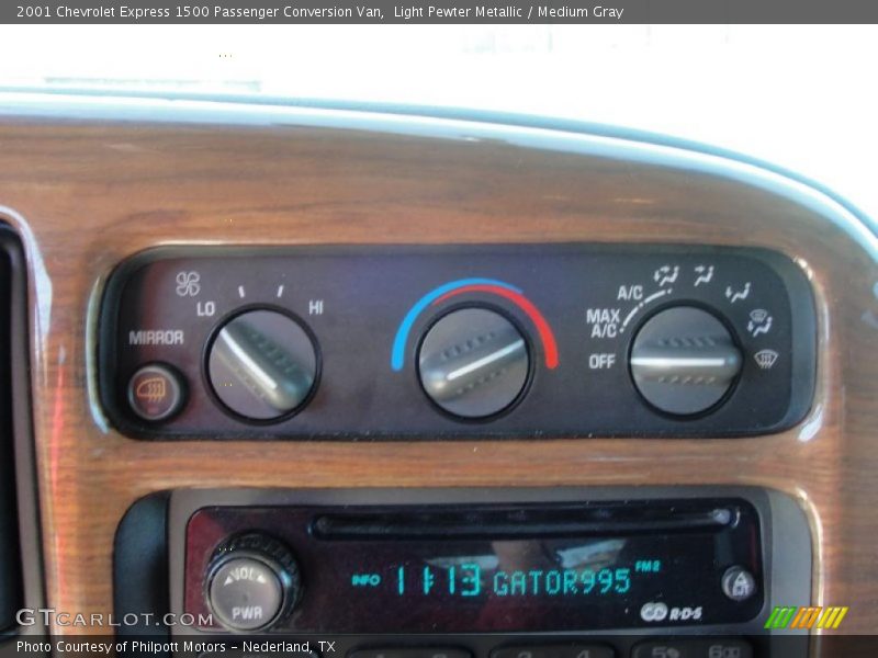 Controls of 2001 Express 1500 Passenger Conversion Van