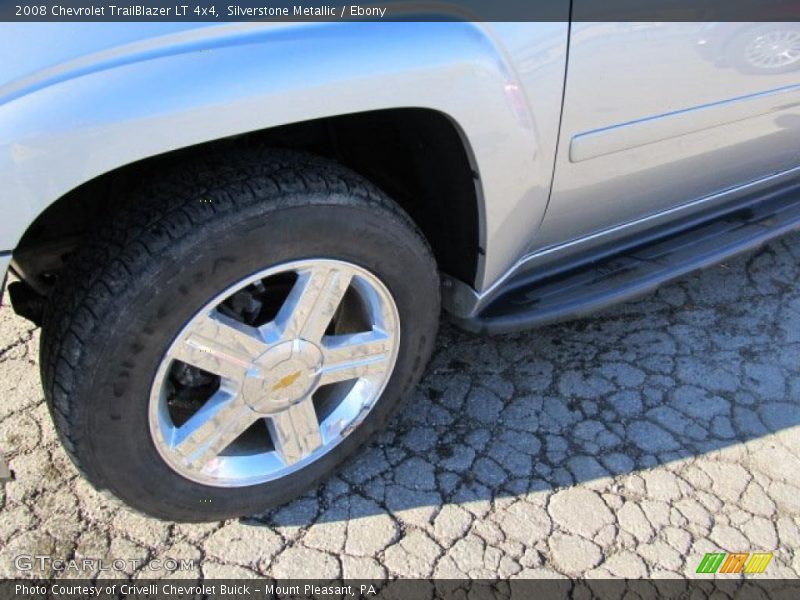 Silverstone Metallic / Ebony 2008 Chevrolet TrailBlazer LT 4x4