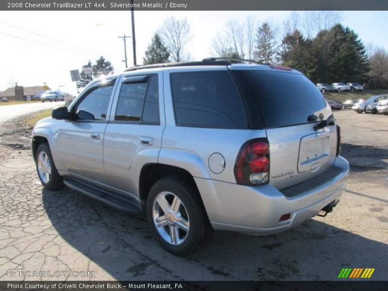 Silverstone Metallic / Ebony 2008 Chevrolet TrailBlazer LT 4x4
