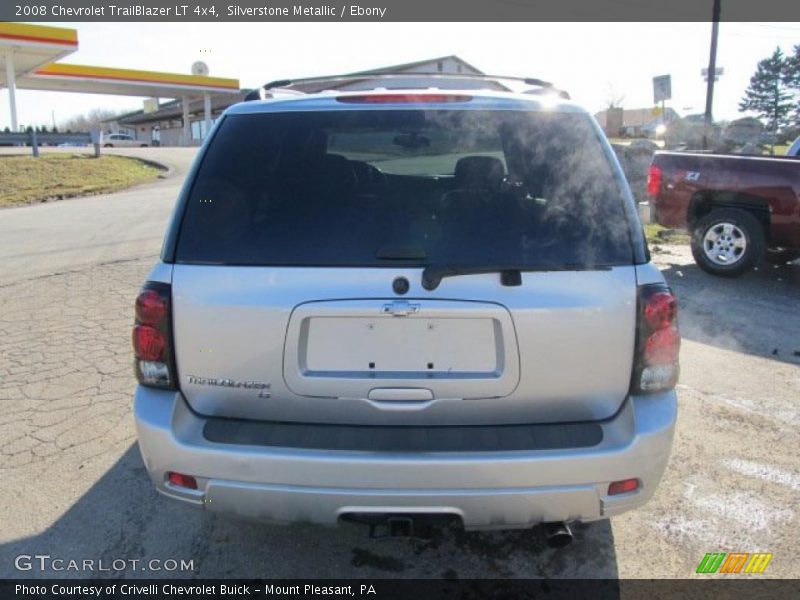 Silverstone Metallic / Ebony 2008 Chevrolet TrailBlazer LT 4x4