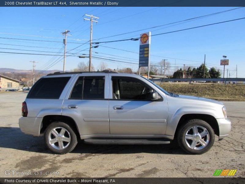 Silverstone Metallic / Ebony 2008 Chevrolet TrailBlazer LT 4x4
