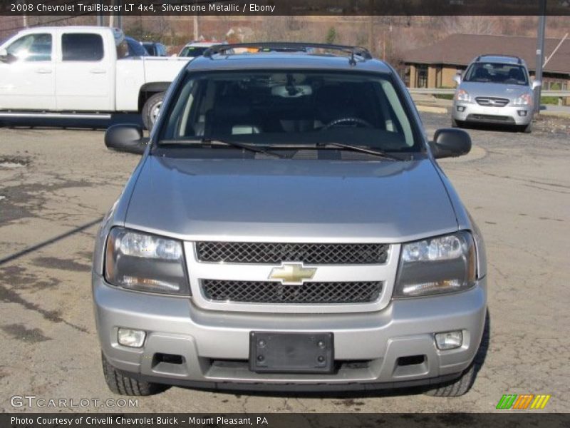 Silverstone Metallic / Ebony 2008 Chevrolet TrailBlazer LT 4x4