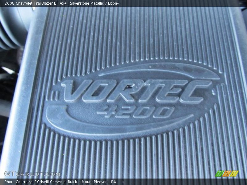 Silverstone Metallic / Ebony 2008 Chevrolet TrailBlazer LT 4x4