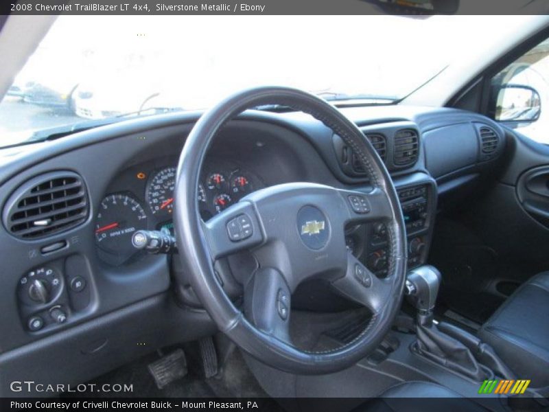 Silverstone Metallic / Ebony 2008 Chevrolet TrailBlazer LT 4x4