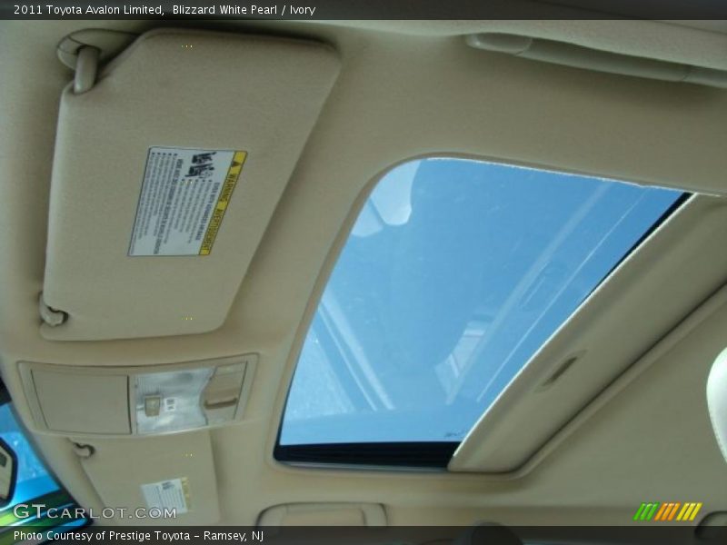 Blizzard White Pearl / Ivory 2011 Toyota Avalon Limited