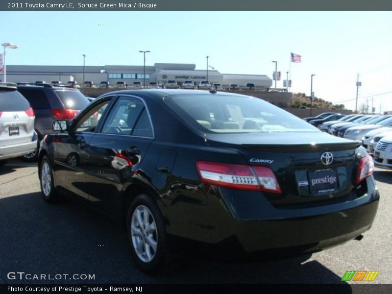 Spruce Green Mica / Bisque 2011 Toyota Camry LE