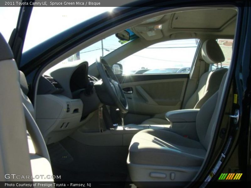 Spruce Green Mica / Bisque 2011 Toyota Camry LE