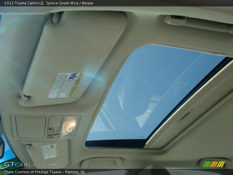 Spruce Green Mica / Bisque 2011 Toyota Camry LE